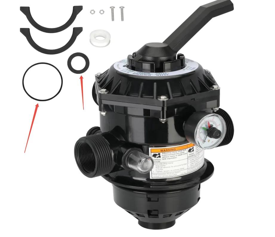 1-1/2-Inch 6-Way Clamp Style Multiport Valve for Sand Filter