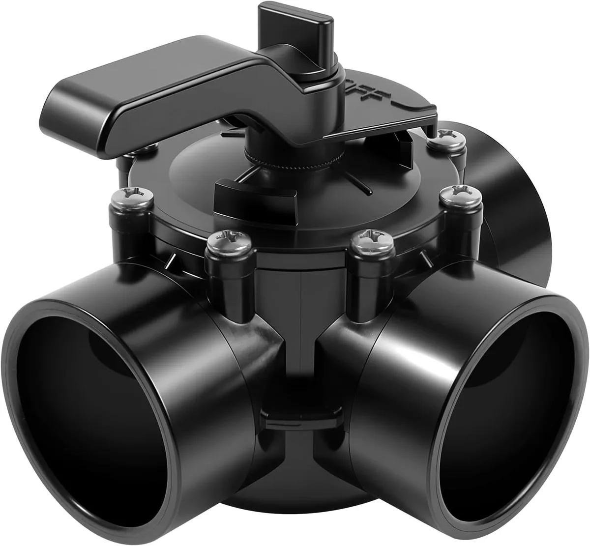 3-Port Diverter Valve, 2 to 2-1/2-Inch