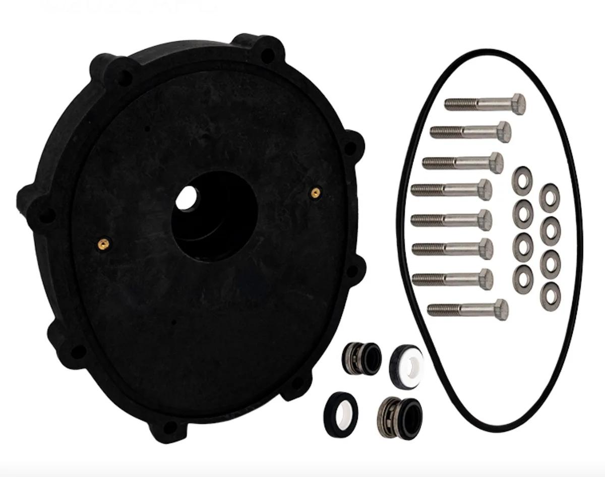 Back Plate Kit with Seals and Bolts, Replacement for Jandy Stealth Pumps