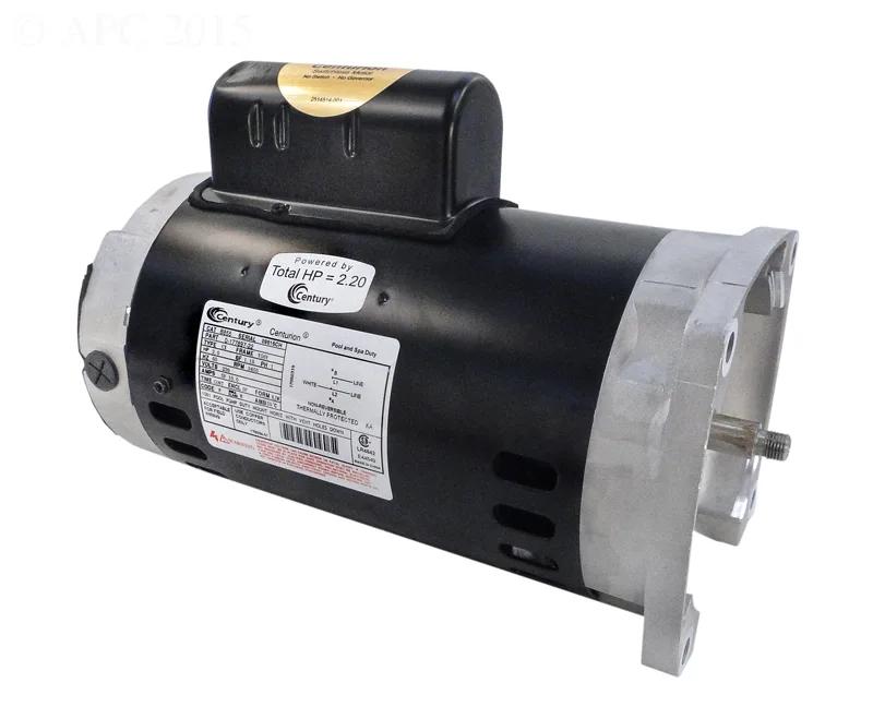 Pool and Spa Pump Motor, 2 HP, 2-Speed, 230V, Compatible with Century CXPM-Type