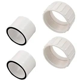 Pump Union Set, 1-1/2-Inch FBT x 1-1/2-Inch Slip, Compatible with Aqua-Flo