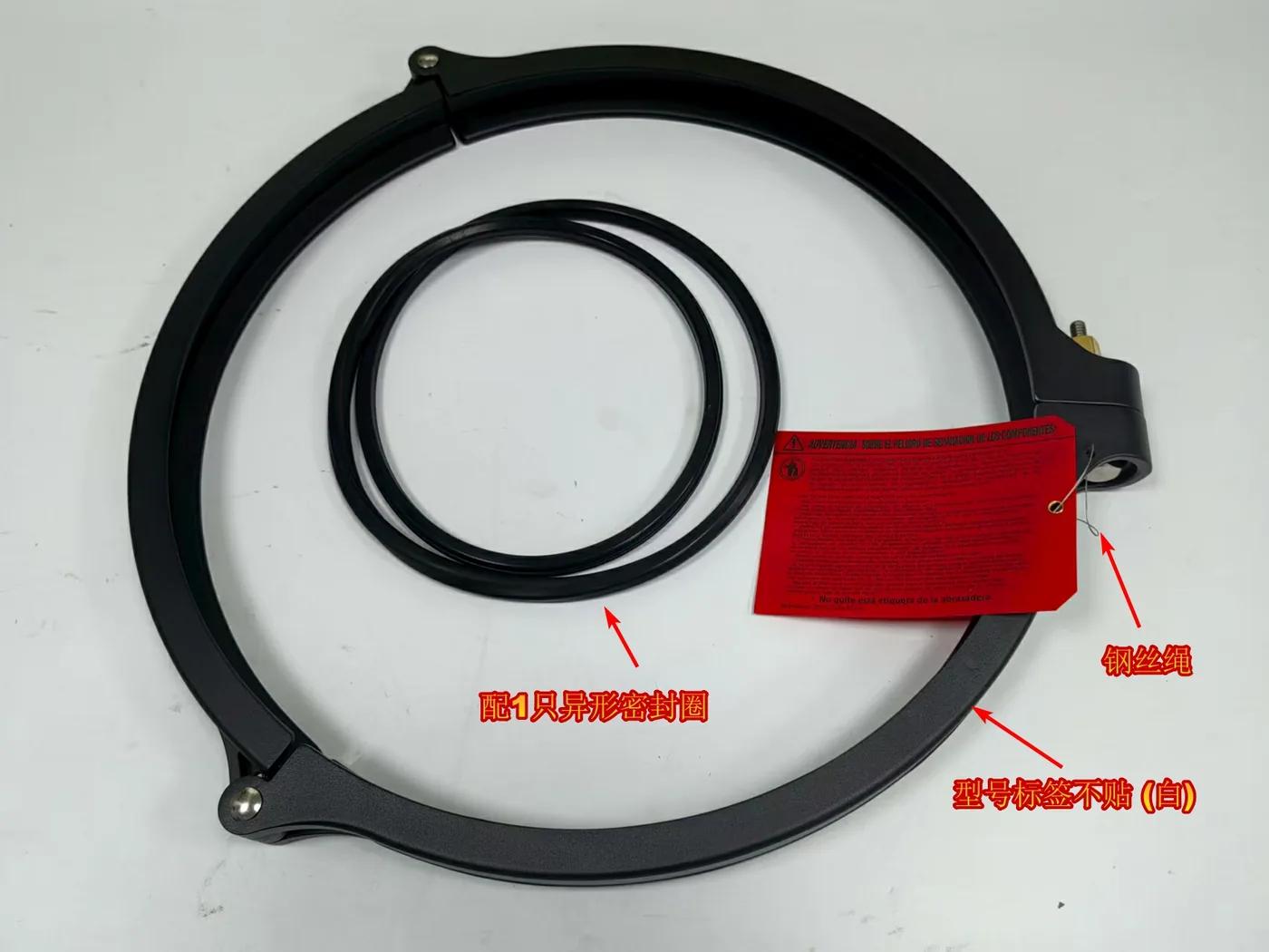 Cartridge Filter Clamp and Seal Kit, Black