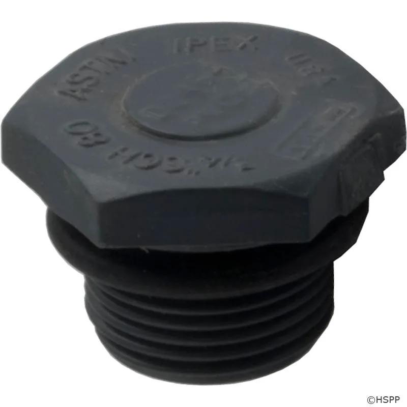Drain Plug with O-Ring, 3/4-Inch, for Sand Trap Filters, Replacement for Jacuzzi