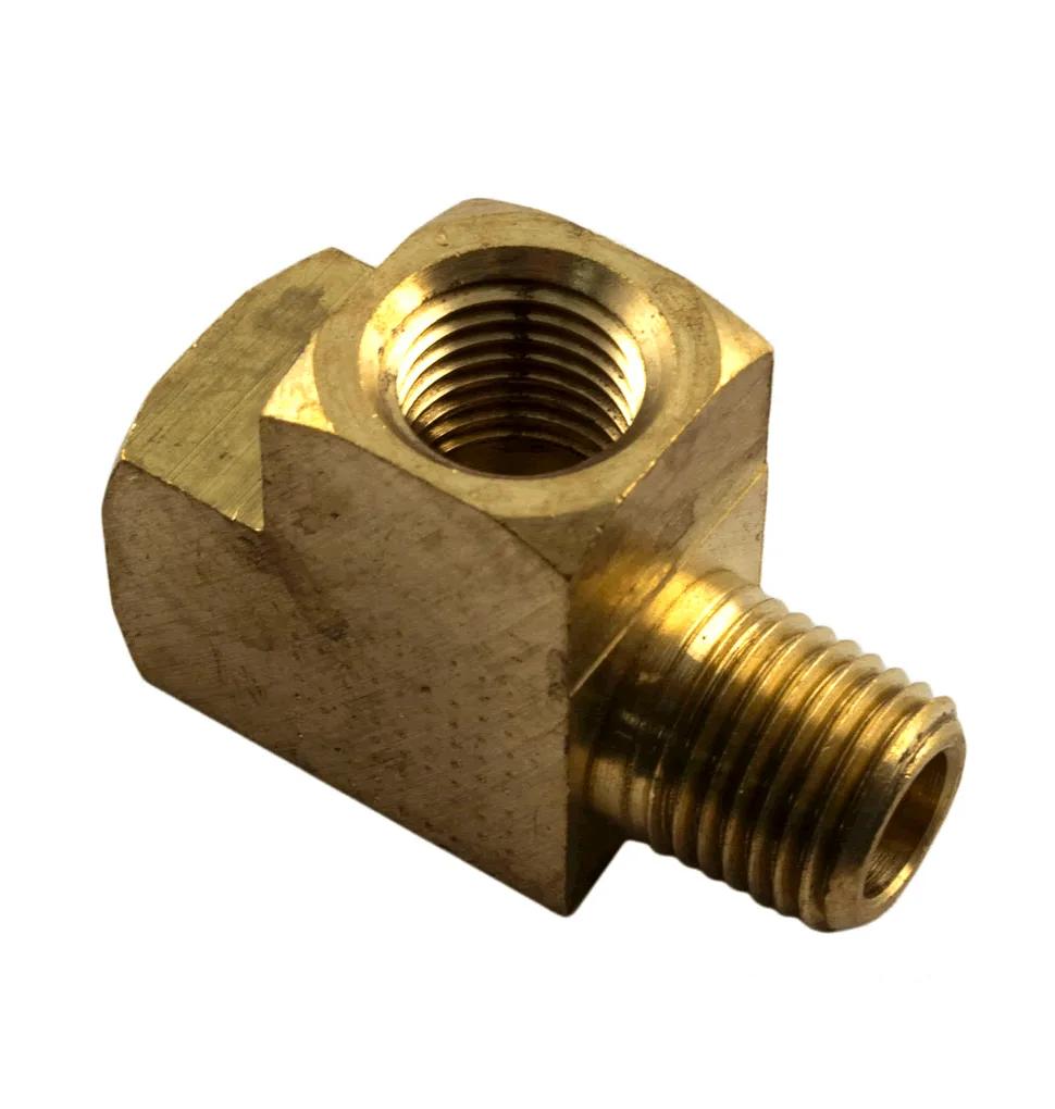Street Tee, 1/4-Inch, Brass, Replacement for Baker Hydro Filters