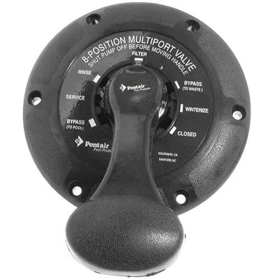 Top Valve Assembly, 1-1/2-Inch, for 5-Position and 8-Position Top Valves, Compatible with Pentair
