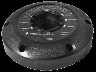 Top Mount Lid Assembly, 8-Position, Replacement for Pentair