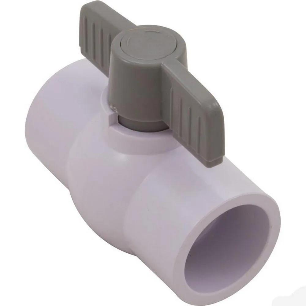 Ball Valve, 1-1/2-Inch Slip x Slip, PVC
