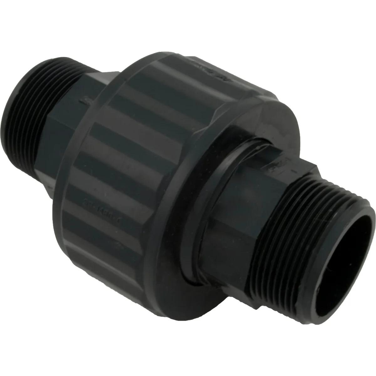Union Male Thread, 1-1/2-Inch, Black, Compatible with Hayward SP1480BLK