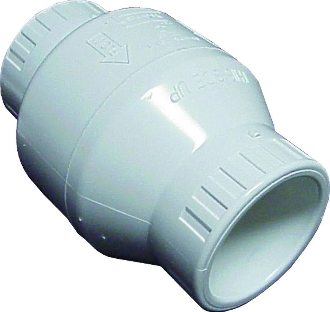 Utility Swing Check Valve, 2-Inch, Socket, EPDM