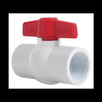 Ball Valve, 1-Inch SxS PVC, Compatible with SuperPro