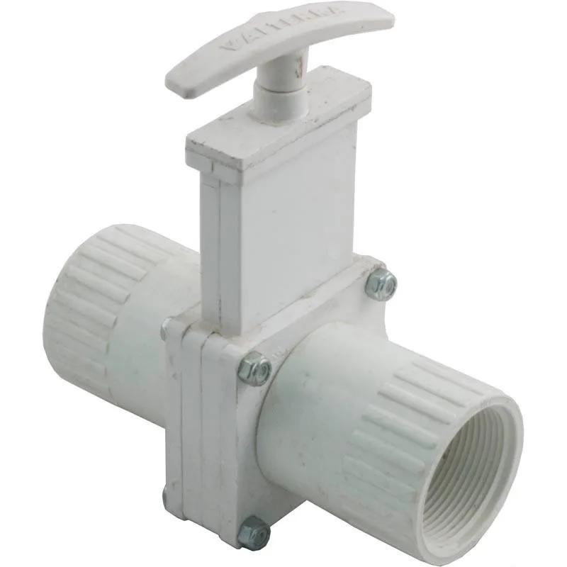 Gate Valve, 3-Piece, 1-1/2-Inch FPT x FPT, 45 PSI