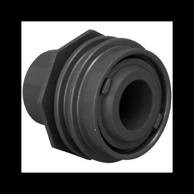 Flush Mount Return Fitting, Dark Gray, Compatible with SuperPro