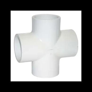 PVC Cross, 4-Inch Slip