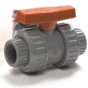 True Union Ball Valve, 2-Inch, Gray, Slip x FPT