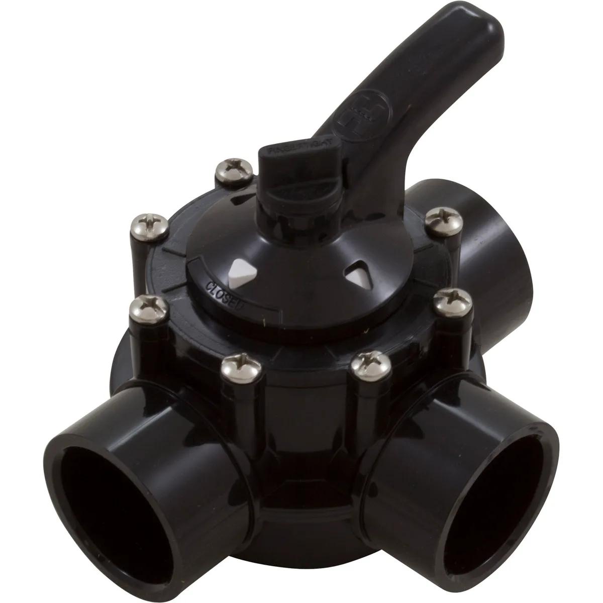 3-Way Diverter Valve, 1.5-Inch x 2-Inch CPVC, Compatible with Hayward