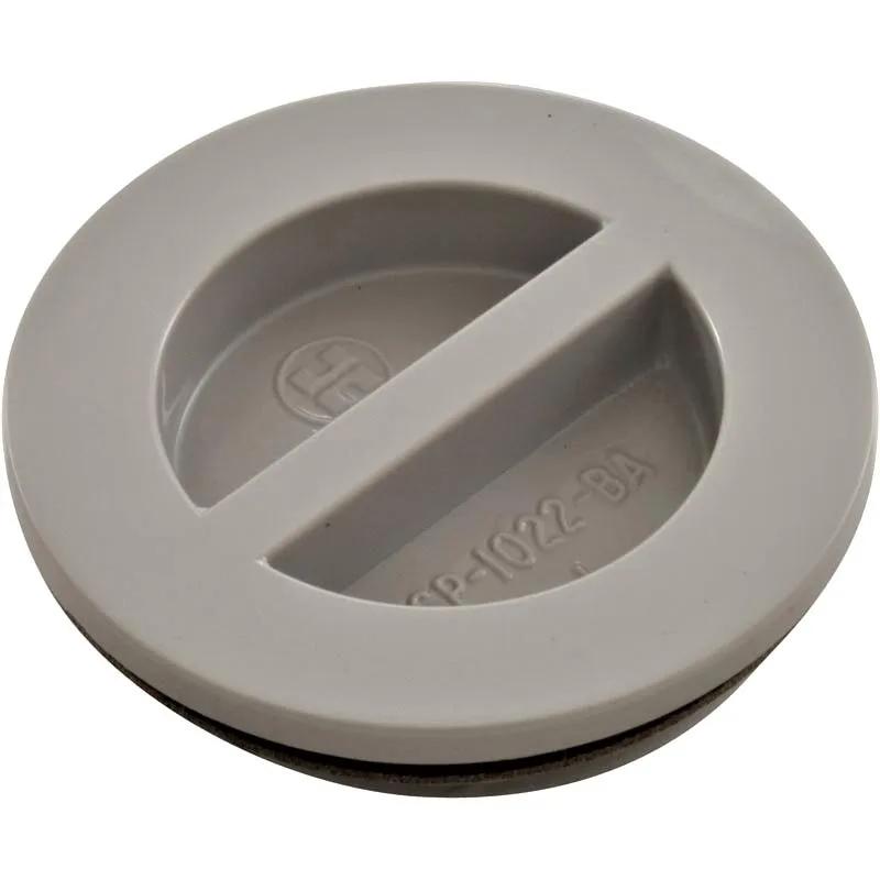 Flush Inlet Fitting Plug, 1-1/2-Inch, Gray