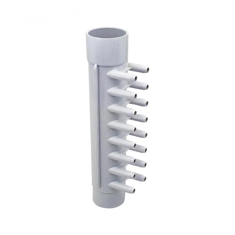 Manifold, 1-1/2-Inch Socket x 1-1/2-Inch Spigot with Sixteen 3/8-Inch Barb Ports