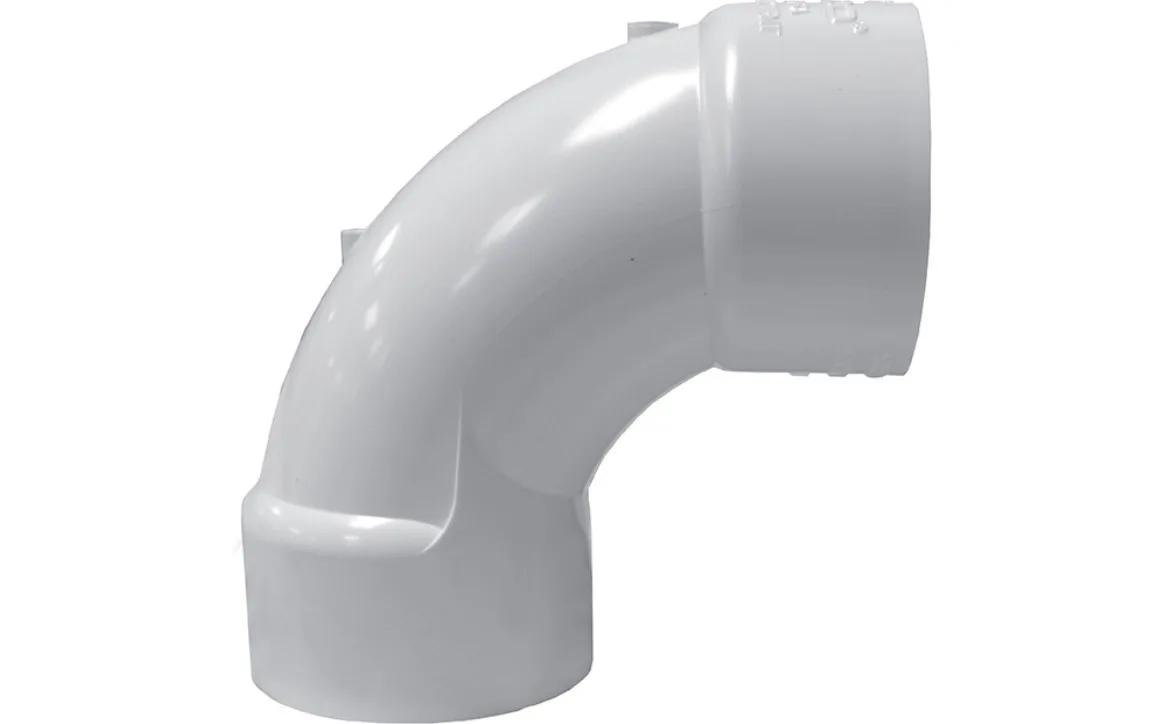 Sweep Elbow, 4-Inch, Slip x Slip, PVC SCH40