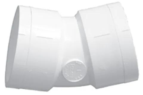 Elbow, 3-Inch, Slip x Slip, 22.5 Degree, SCH 40