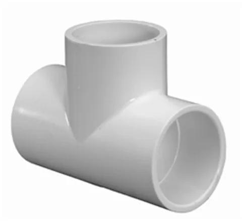 Tee, 1/2-Inch x 1/2-Inch x 1/2-Inch, Slip x Slip x Slip, SCH 40 PVC
