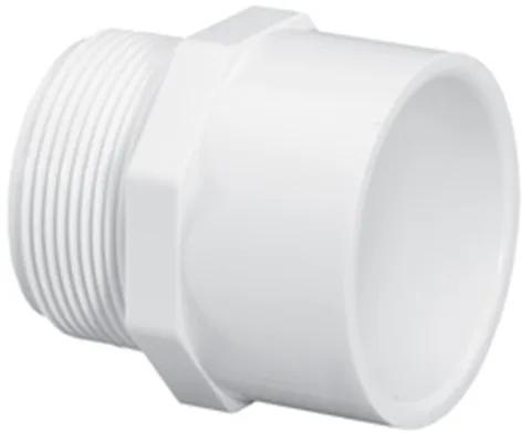Male Adapter, 1/2-Inch x 1/2-Inch, Slip x MPT, SCH 40 PVC
