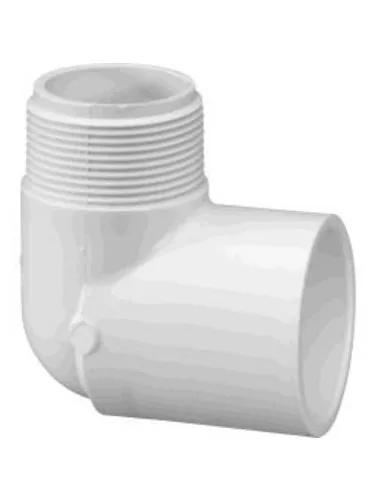 Street Elbow, 1-Inch x 1-Inch, MPT x Slip, 90 Degree, SCH 40 PVC
