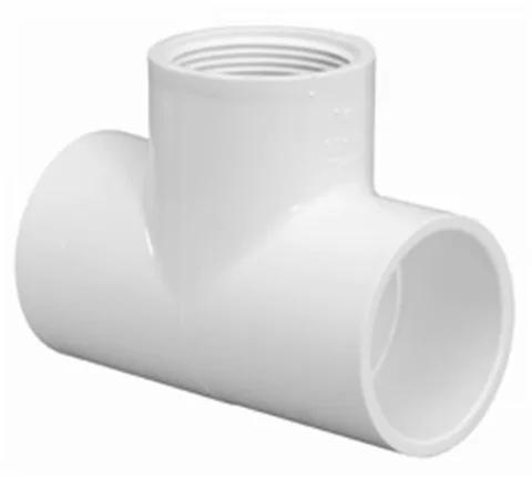 Reducing Tee, 1 x 1 x 3/4-Inch, Slip x Slip x FIPT, Compatible with Lasco