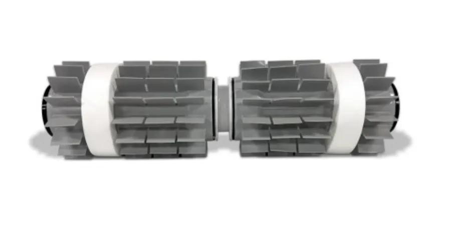 Rear Brush Assembly, Dynamic Grey, Compatible with Maytronics Dolphin Pool Cleaners
