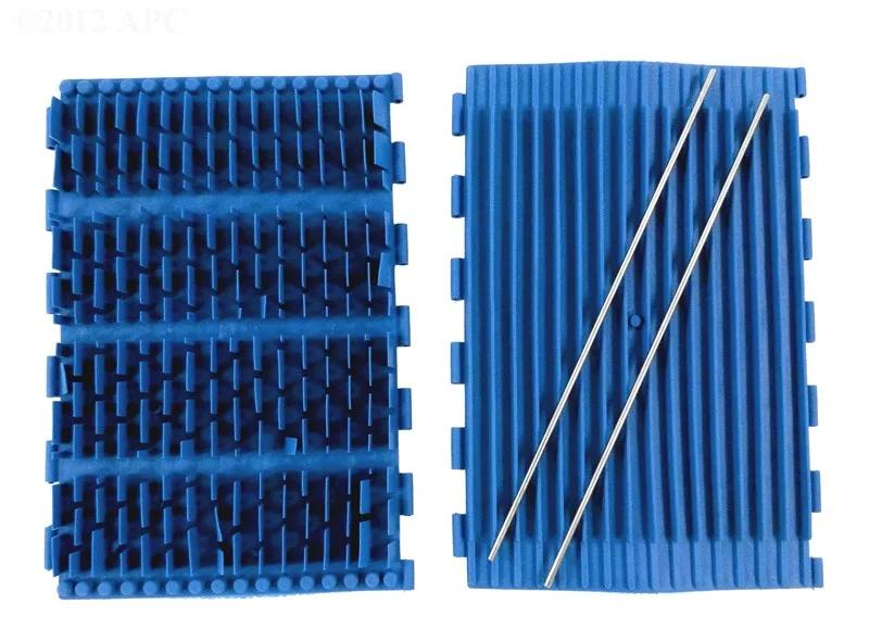 EZ Brushes, Rubber, Pair, Replacement for Aqua Products