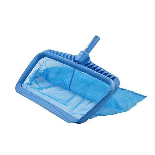 Deep Bag Pool Rake, Heavy Duty, Blue