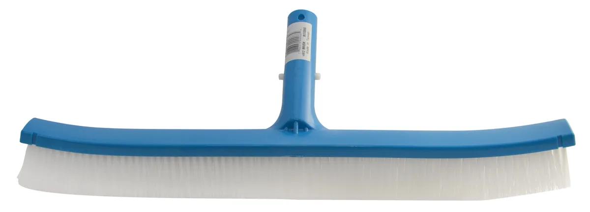 Curved Brush, 18-Inch, ABS Plastic Back, White Polypropylene Bristle