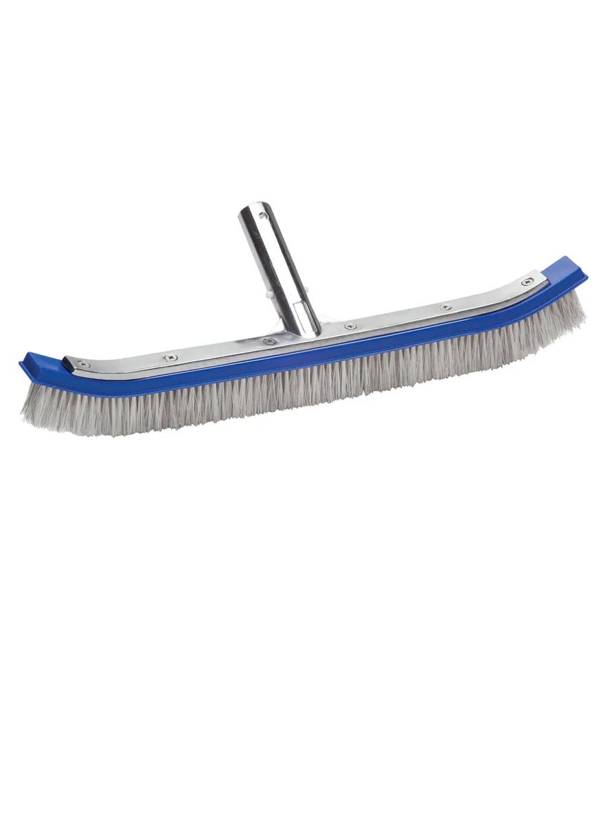 Curved Wall Brush, 18-Inch, Aluminum Back, Nylon and Stainless Steel Bristle