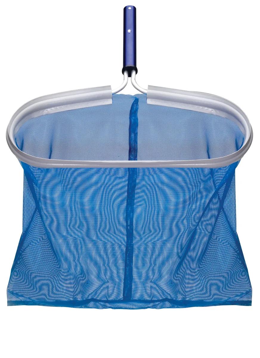 Deluxe Leaf Rake, Aluminum, Compatible with Ocean Blue