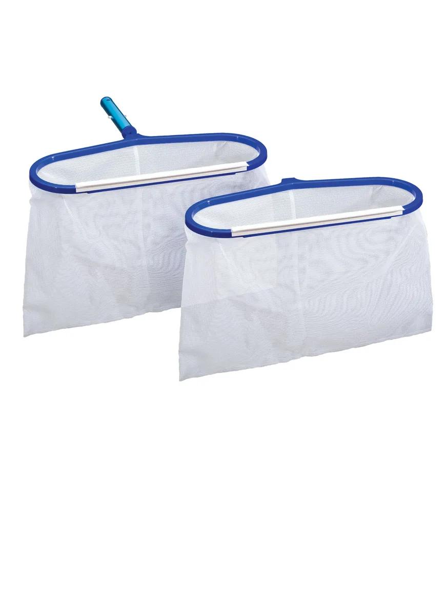 Leaf Rake with Net, Aluminum, Compatible with Ocean Blue