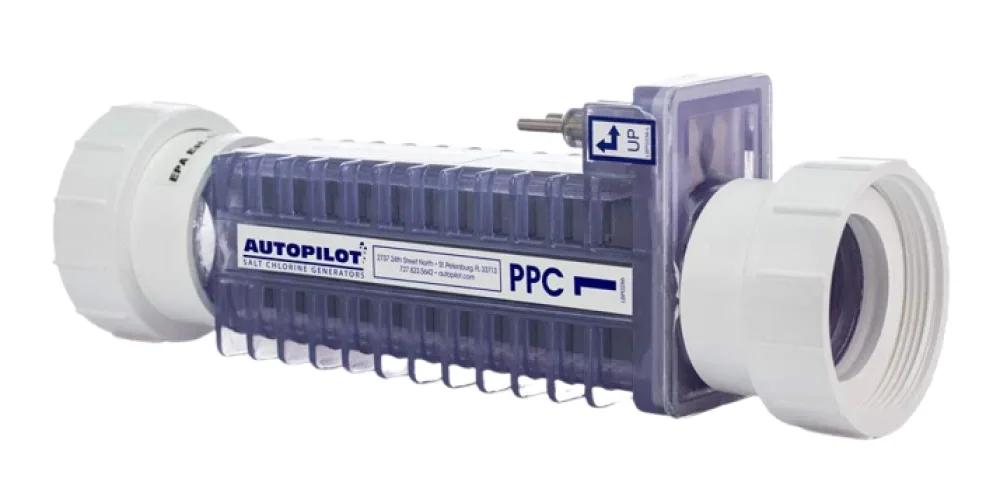 PPC1 Salt Cell with Unions, 5-Blade, 40K Gallon, Compatible with AutoPilot