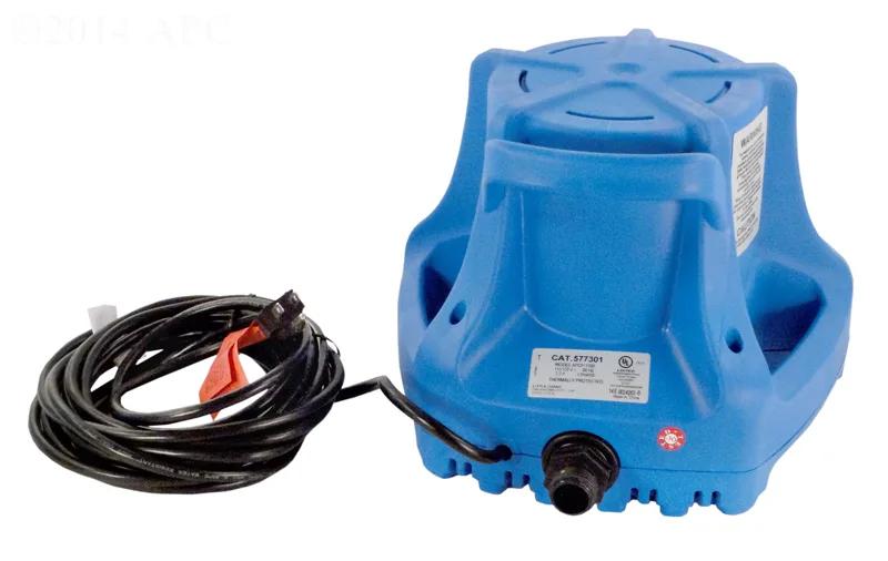 Pool Cover Pump, 1800 GPH, 115V, 25-Foot Cord