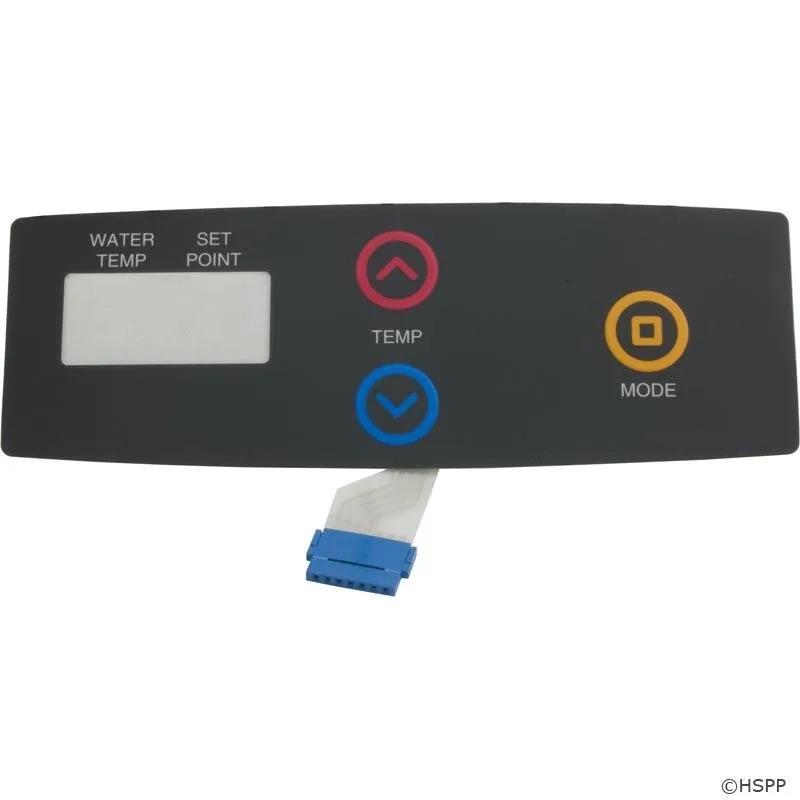 Switch Decal Membrane for R185B, 206A, 266A and 406A Heaters, Replacement for Raypak