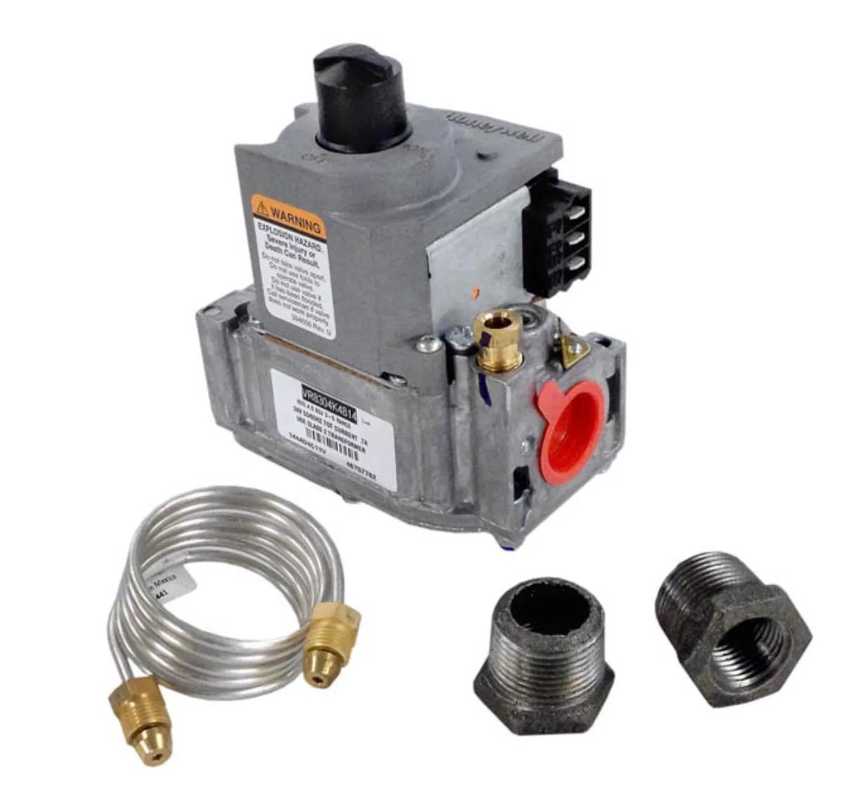 Electronic Gas Valve Kit, 3/4-Inch, Natural Gas, for IID Heaters, Compatible with Raypak