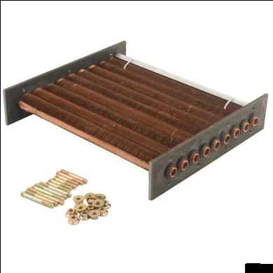 Heat Exchanger Tube Bundle, Copper, ASME, Replacement for Raypak