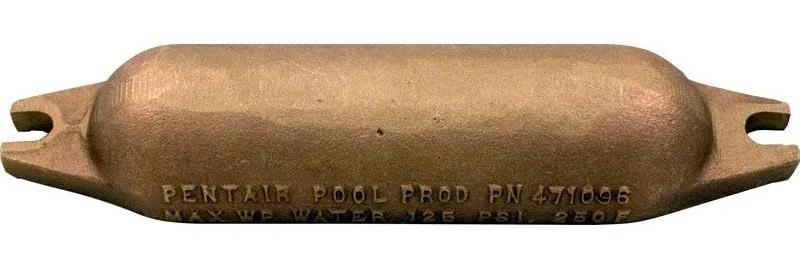 Return Header for MiniMax 75, 100 and 100SC Heaters, Replacement for Pentair