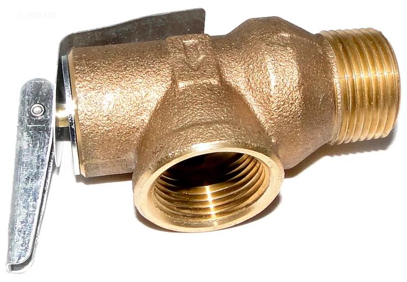Pressure Relief Valve, 125 PSI, Replacement for Raypak