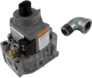 Natural Gas Valve with Street Elbow, Replacement for Teledyne Laars