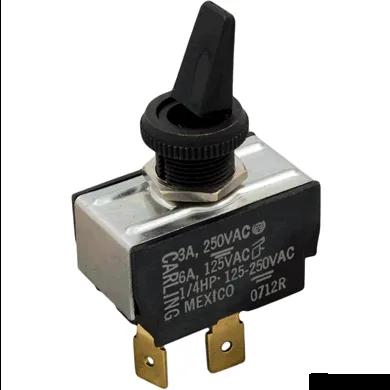 Single Toggle Switch, Black, for ELS 552-2 and 1102-2, Compatible with Raypak