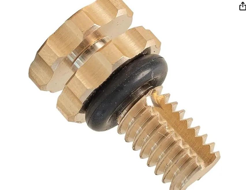 Air Relief Valve with O-Ring, 3/8-16G Male