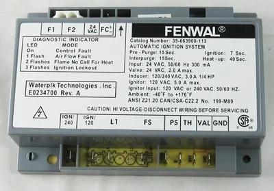 Ignition Control for LX and LT Low NOx Heaters, Compatible with Teledyne Laars