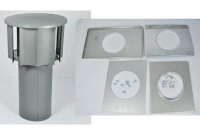 Outdoor Vent Cap, 6-Inch, for 175,000 BTU Heaters, Replacement for Teledyne Laars
