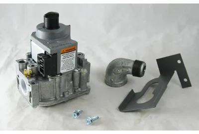 Natural Gas Valve with Street Elbow for LX Heaters, Replacement for Teledyne Laars