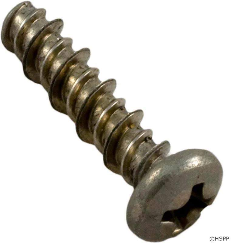 Cover Screw, Stainless Steel, #8 x 5/8-Inch, Compatible with Pentair 263011 Valve