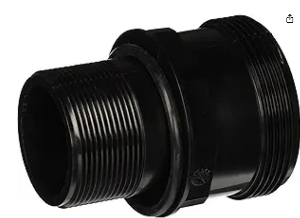 Bulkhead Assembly with O-Ring for DE & Cartridge Filters