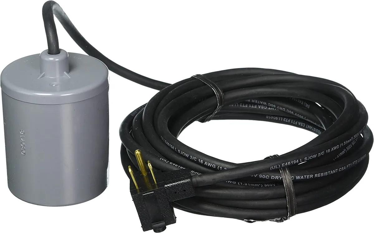 Remote Float Switch, 25-Foot Cord, 115 VAC